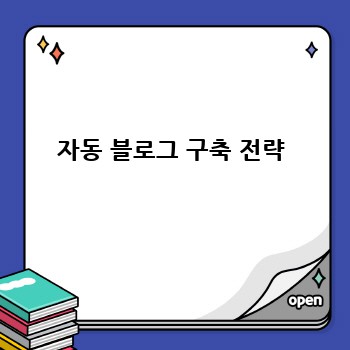 자동 블로그 구축 전략
