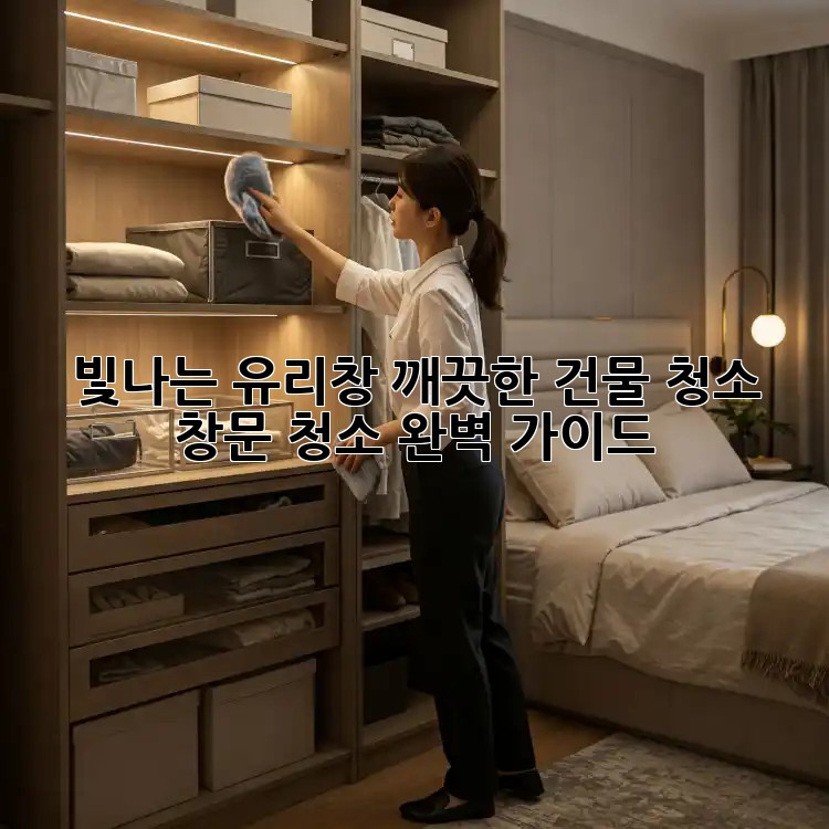 빛나는 유리창, 깨끗한 건물 청소: 창문 청소 완벽 가이드