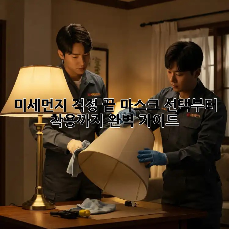 미세먼지 걱정 끝! 마스크 선택부터 착용까지 완벽 가이드