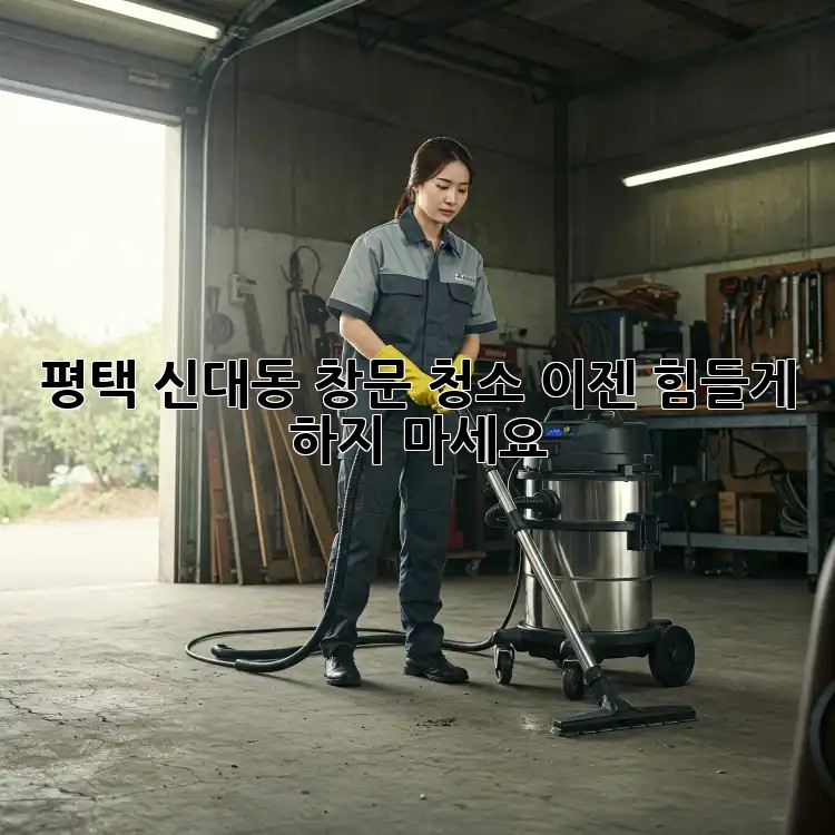 평택 신대동 창문 청소, 이젠 힘들게 하지 마세요!