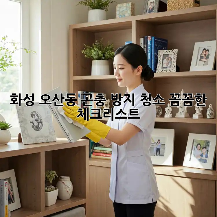 화성 오산동 곤충 방지 청소: 꼼꼼한 체크리스트