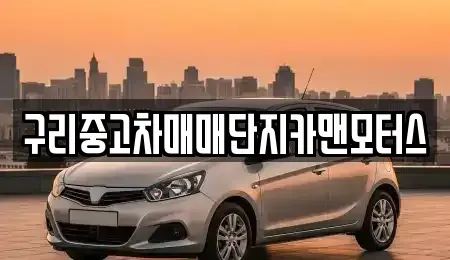 경기 구리시 인창동 중고차 전문 구리중고차매매단지카맨모터스