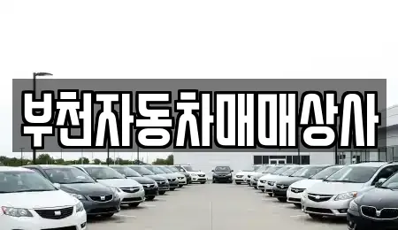 경기 부천시 오정구 대장동 중고차 전문 부천자동차매매상사