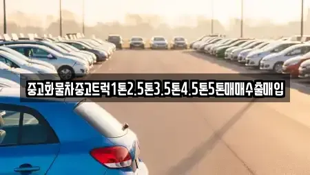 경기 부천시 오정구 대장동 중고차 전문 중고화물차중고트럭1톤2.5톤3.5톤4.5톤5톤매매수출매입