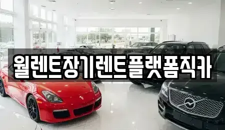 경기 이천시 갈산동 장기렌트카 전문 월렌트장기렌트플랫폼직카