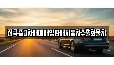 경기 화성시 마도면 중고차매입 전문 전국중고차매매매입판매자동차수출화물차