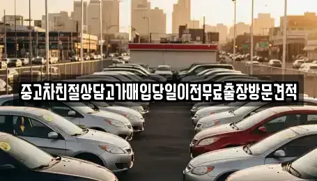 경기 화성시 마도면 중고차매입 전문 중고차친절상담고가매입당일이전무료출장방문견적