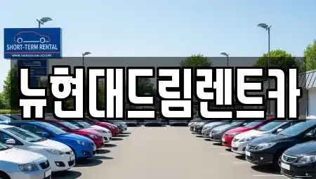경기도 안산시 단원구 화정동 렌트카 전문 뉴현대드림렌트카