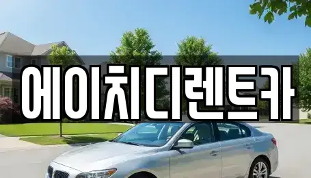 경기도 안산시 단원구 화정동 렌트카 전문 에이치디렌트카