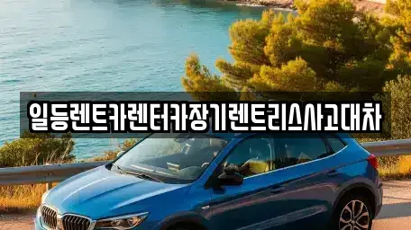 경기도 안산시 단원구 화정동 장기렌트카 전문 일등렌트카렌터카장기렌트리스사고대차