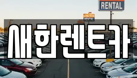 경북 영천시 완산동 렌트카 전문 새한렌트카