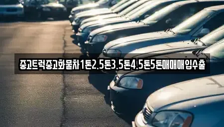 경상남도 김해시 화목동 중고차매입 전문 중고트럭중고화물차1톤2.5톤3.5톤4.5톤5톤매매매입수출