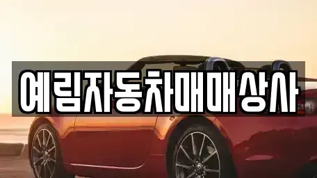 경상남도 밀양시 중고차매매 전문 예림자동차매매상사