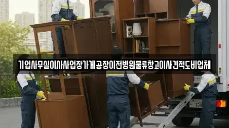 기업사무실이사사업장가게공장이전병원물류창고이사견적도비업체