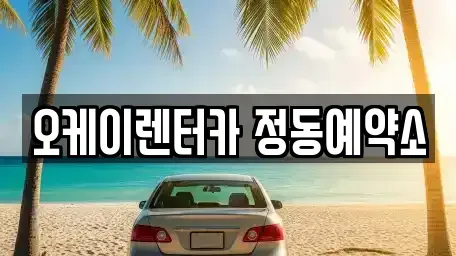 대전 동구 가양동 단기렌트카 전문 오케이렌터카 정동예약소