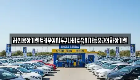대전 동구 가양동 장기렌트카 전문 저신용장기렌트카무심사누구나바로즉시가능중고신차장기렌