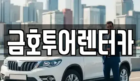 부산 영도구 신선동3가 렌트카 전문 금호투어렌터카