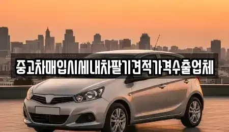 부산광역시 해운대구 중동 중고차 전문 중고차매입시세내차팔기견적가격수출업체