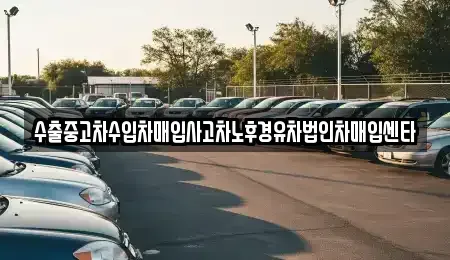 서울특별시 성동구 성수동1가 중고차 전문 수출중고차수입차매입사고차노후경유차법인차매입센타