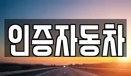 서울특별시 성동구 성수동1가 중고차매매 전문 인증자동차