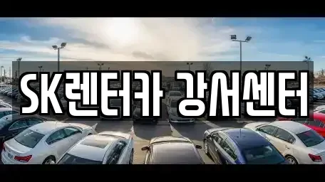 서울특별시 영등포구 양평동4가 장기렌트카 전문 SK렌터카 강서센터