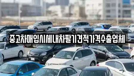 울산광역시 북구 염포동 중고차 전문 중고차매입시세내차팔기견적가격수출업체