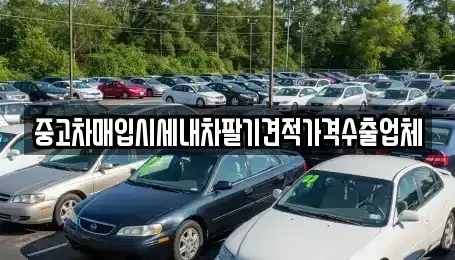 인천 계양구 귤현동 중고차매입 전문 중고차매입시세내차팔기견적가격수출업체