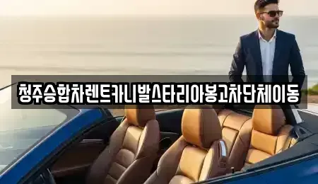 충청북도 청주시 상당구 산성동 렌트카 전문 청주승합차렌트카니발스타리아봉고차단체이동